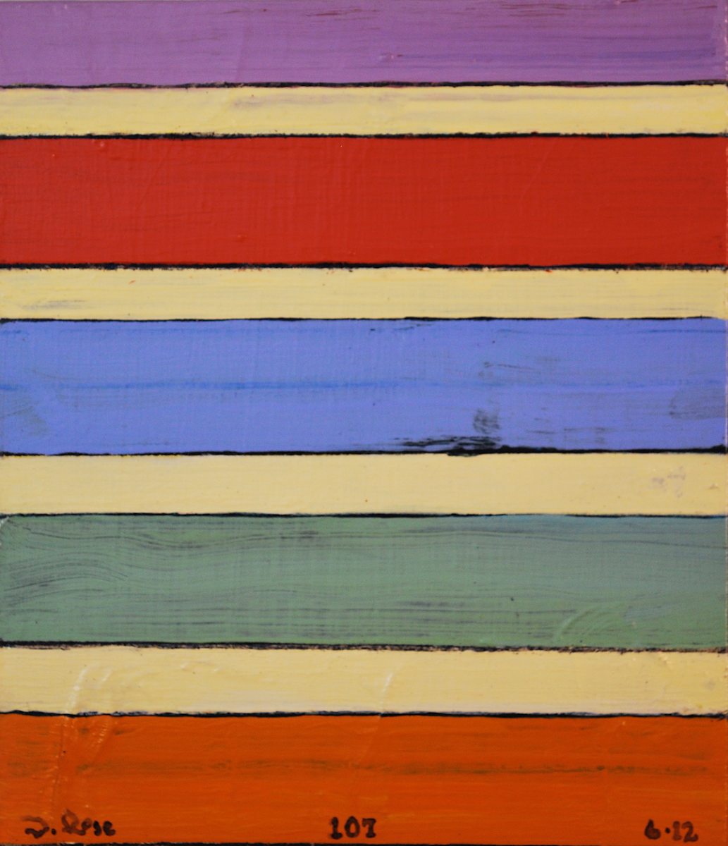 Stripes 107 by David Silva Rose 