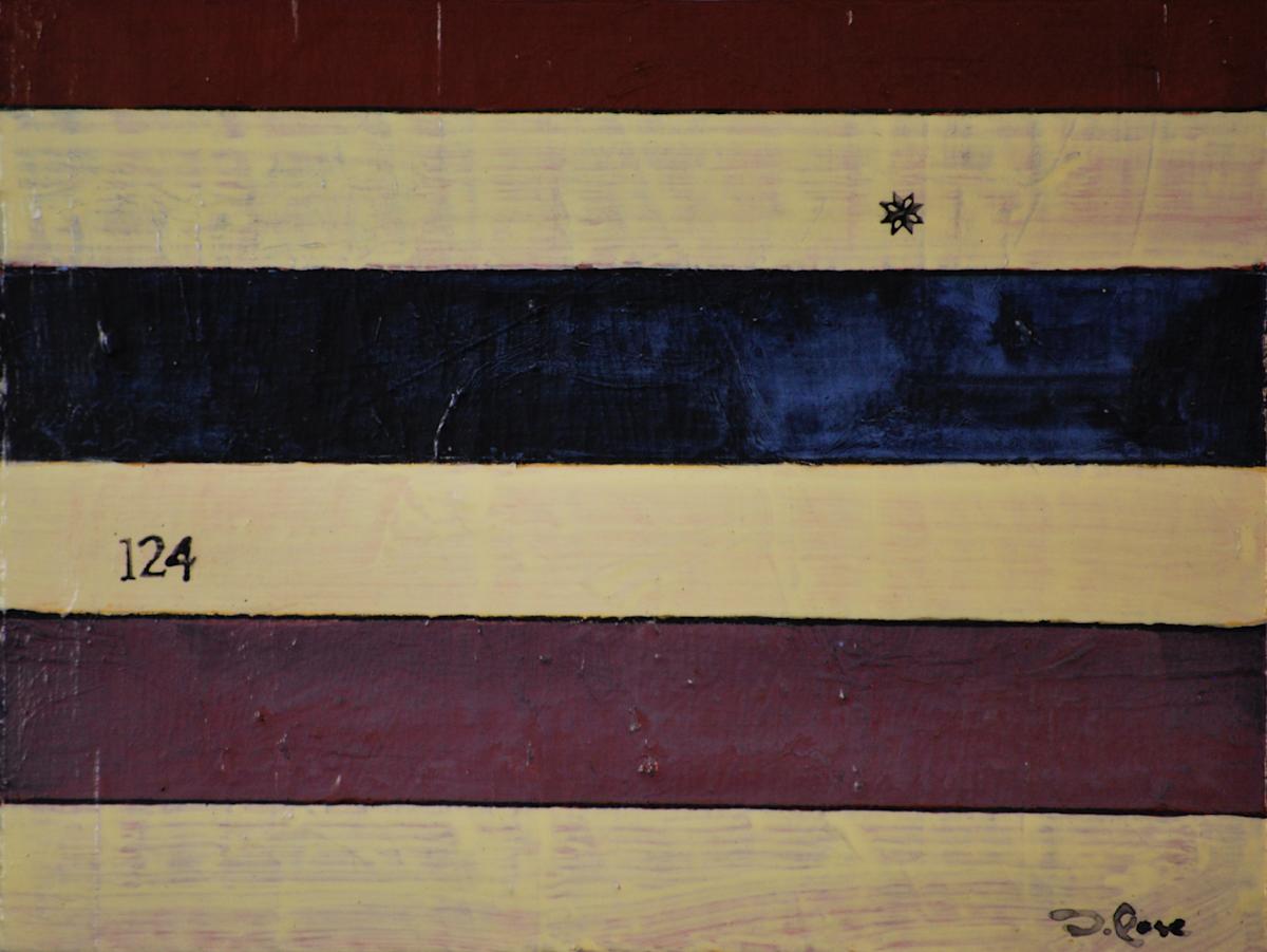 Stripes 124 by David Silva Rose 
