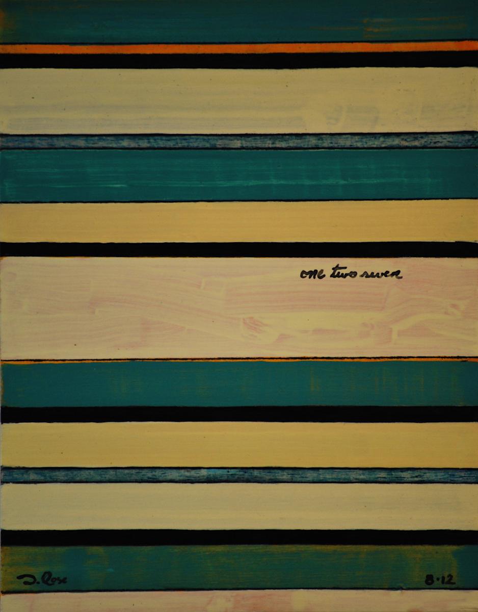 Stripes 127 by David Silva Rose 