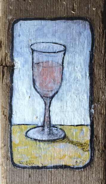 Wine Glass by David Silva Rose, Image 1.