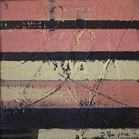 Stripe Study #5 by David Silva Rose 