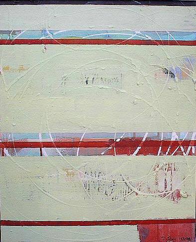 Stripe Study #9 by David Silva Rose 