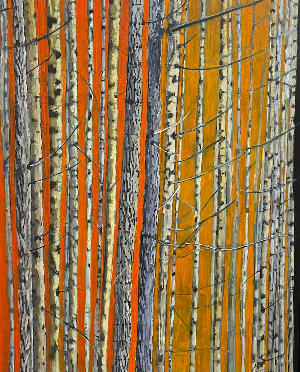 Orange Trunks by Tom Gale 