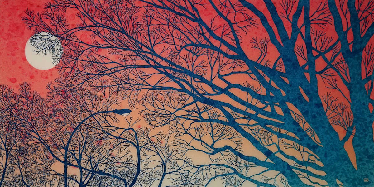 Boulevard Trees by Jeff Sylvester 