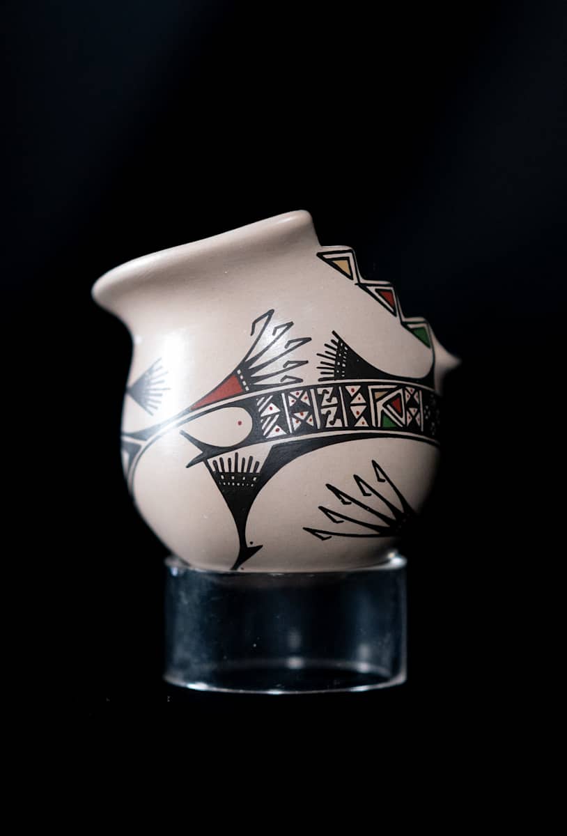 Small Open Mouth Pot by Angela Corona  Image: Front facing capture