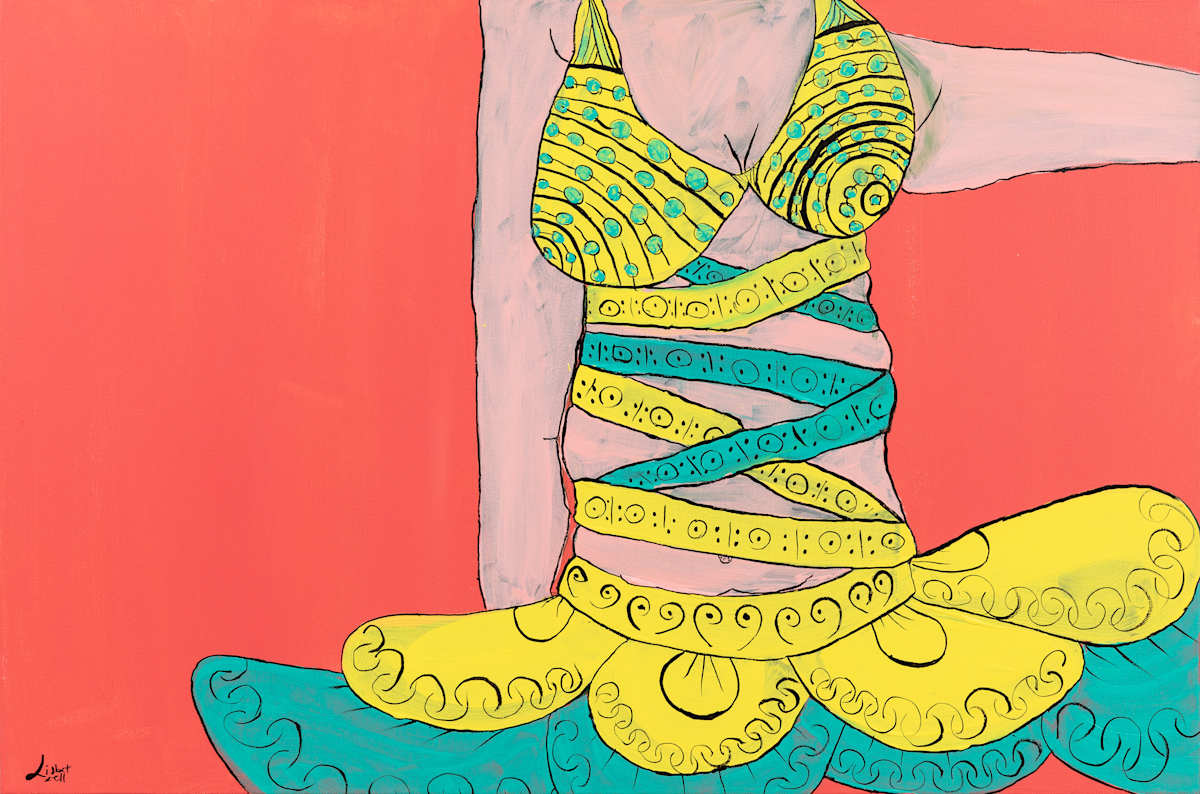 Messy Woman Does Ballet by Lisbet Axell 