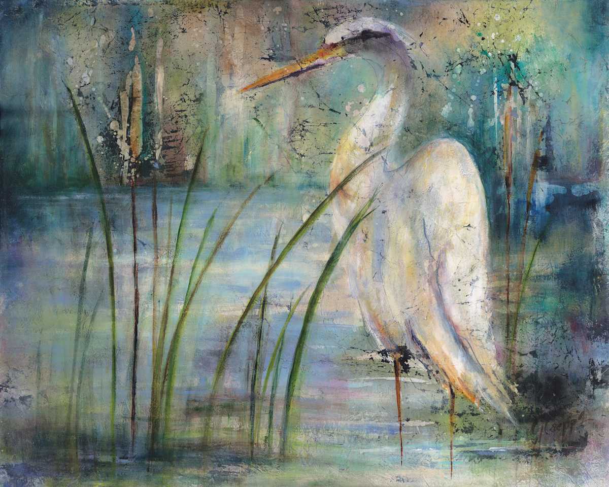 Delta Heron by Gini Crepps 