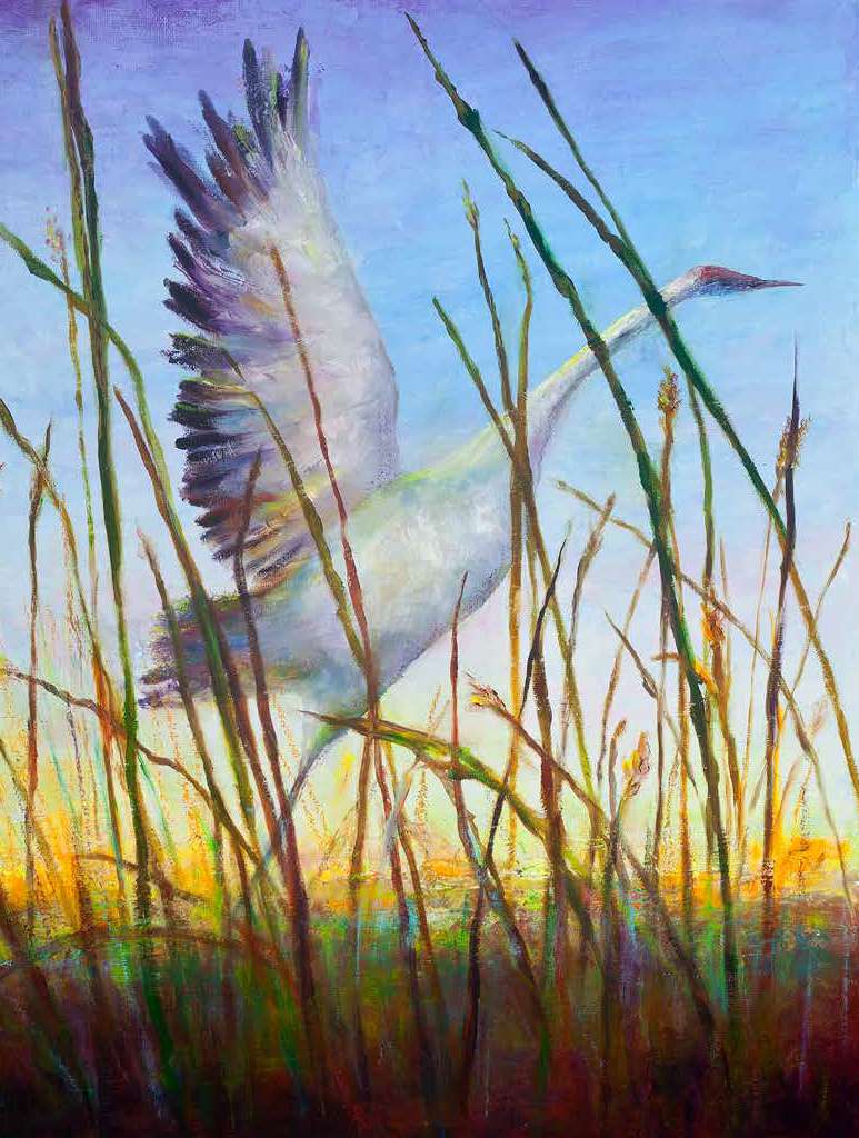 Flight at Sunset by Gini Crepps 