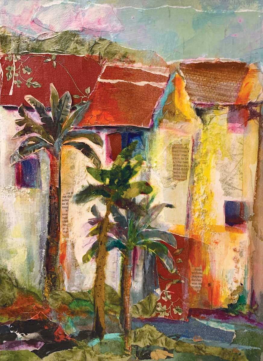Village in the Sun by Gini Crepps 