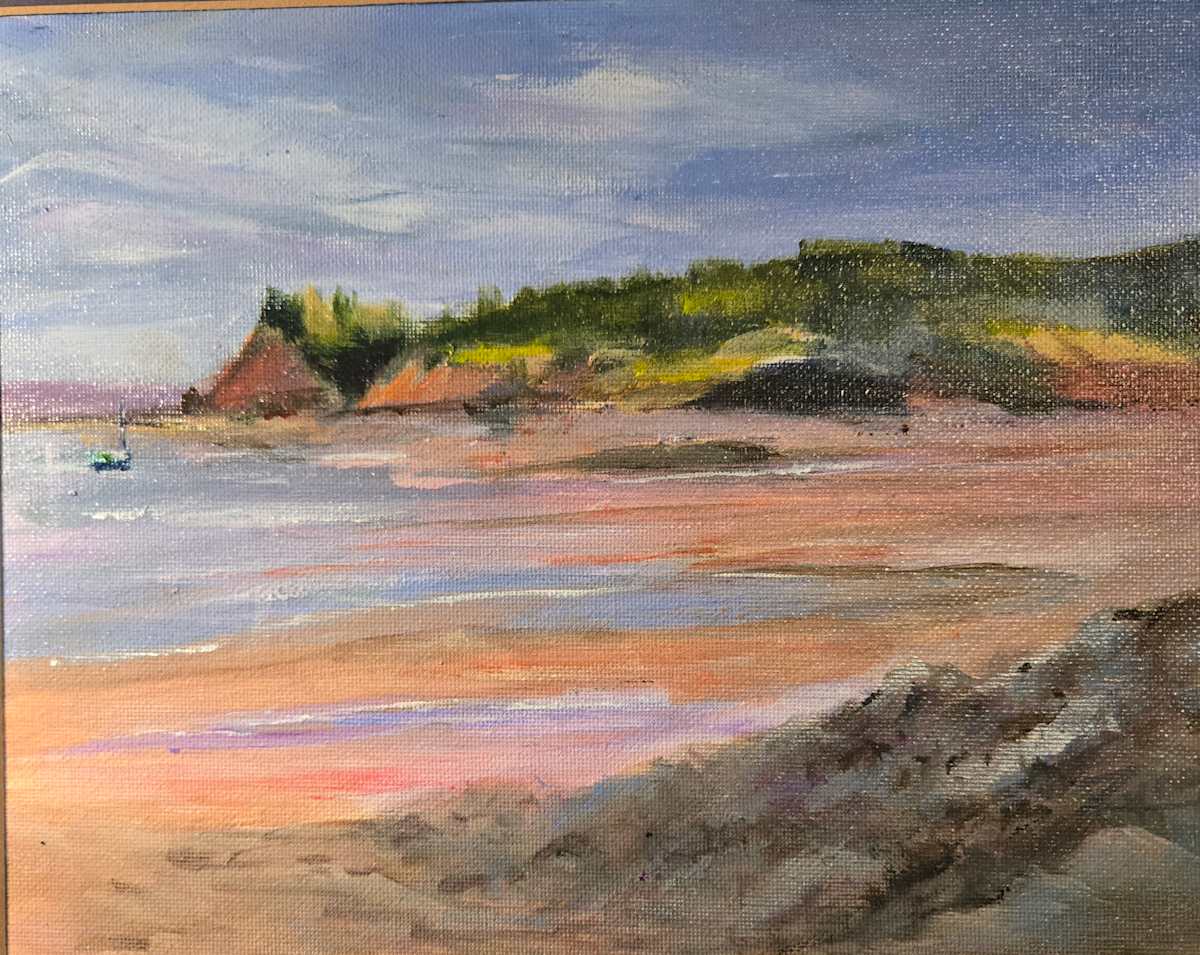 Tides Out/ Clarks Head/ Nova Scotia by Robin Knox 