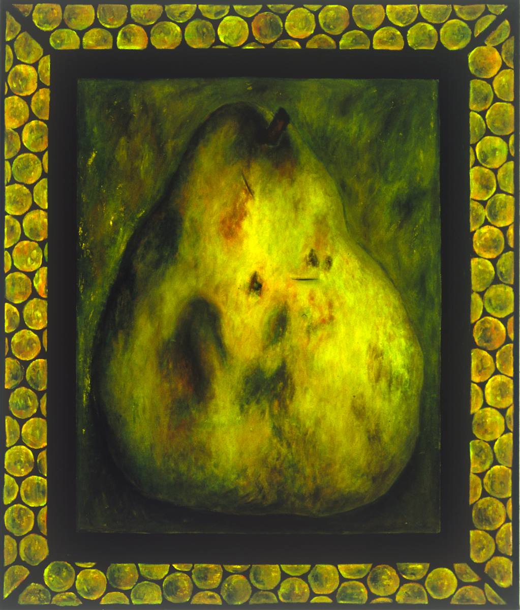 Glass Pear by Amy I Cheng  Image: One of the Monumental Pear series