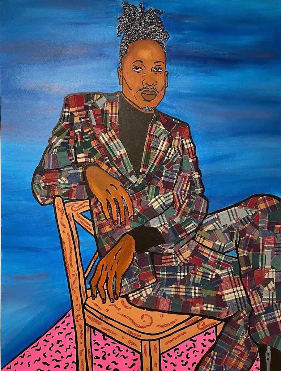 Welshman in chair by Justice Dwight 