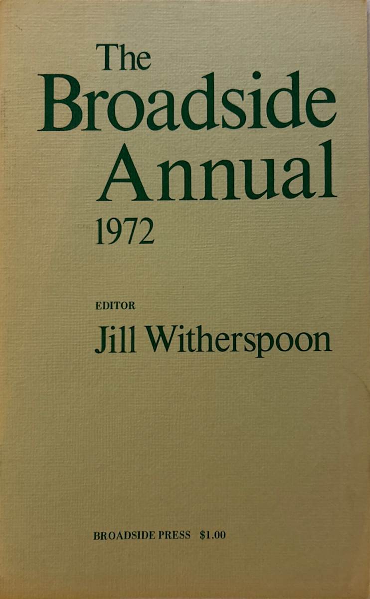 The Broadside Annual by Jill Witherspoon Boyer, Image 1.