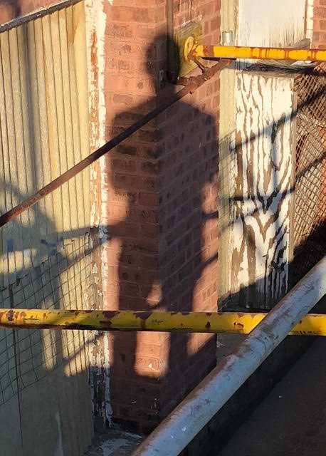 Shadow Self-Portrait / Corner by Dan Borden, Image 1.