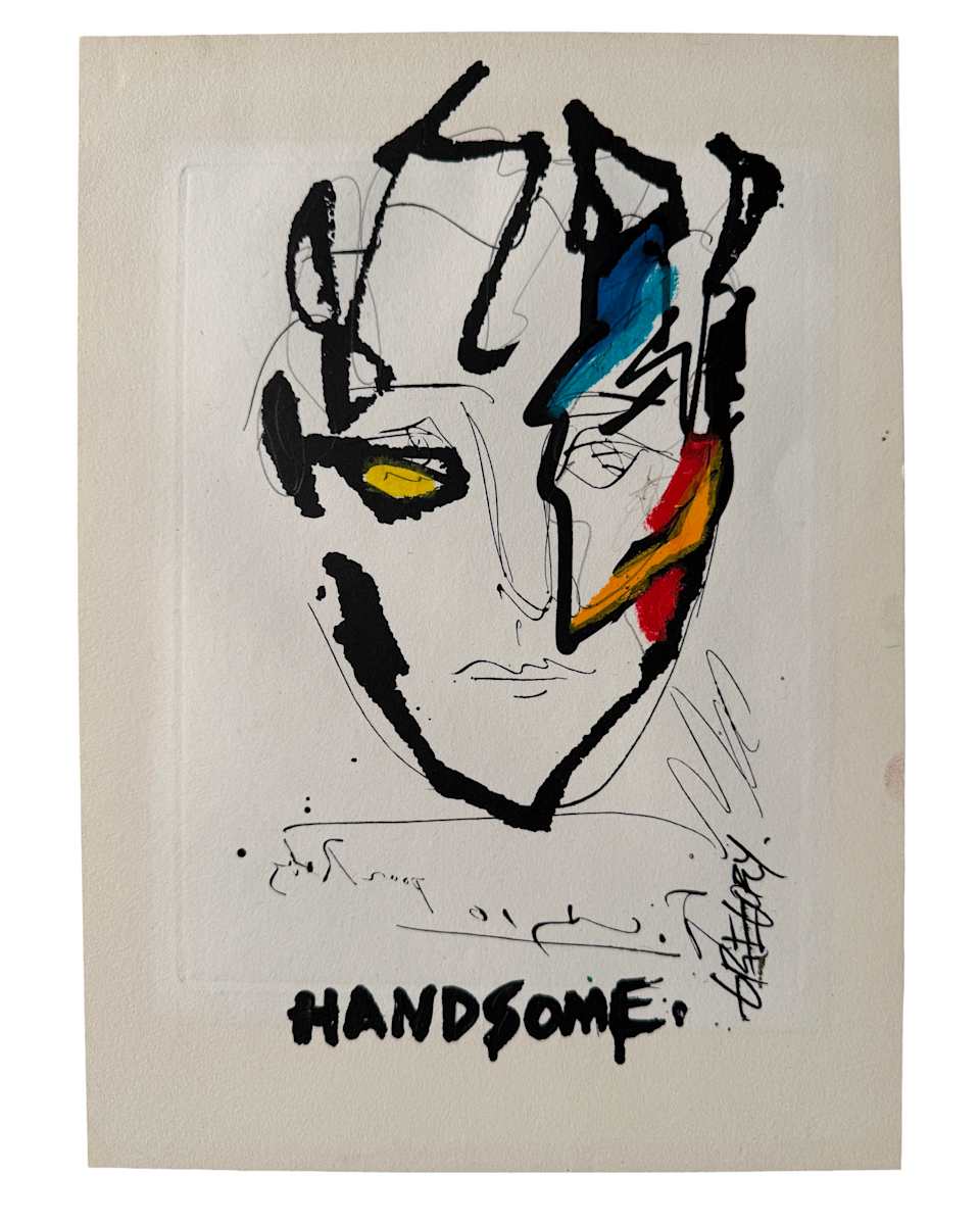 Handsome Roby PICASSO x GREGORY. Etching #2 by Gregory Siff, Image 1.
