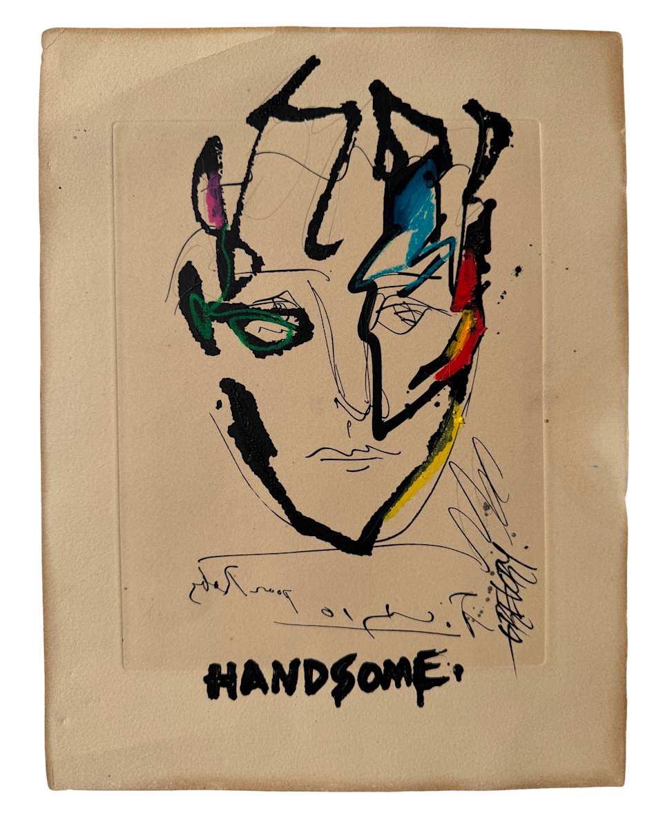 Handsome Roby PICASSO x GREGORY. Etching #5 by Gregory Siff, Image 1.