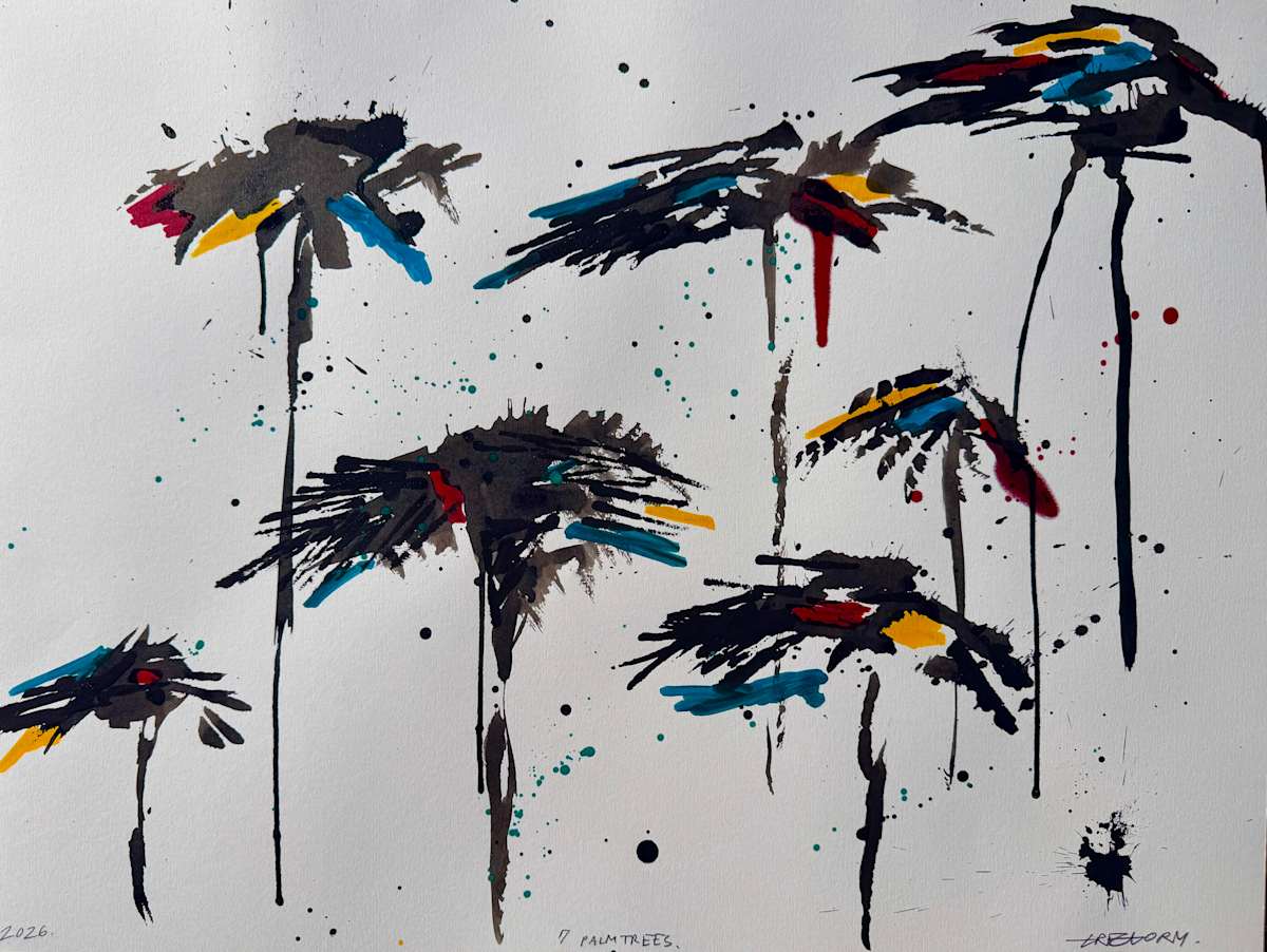 7 Palm Trees by Gregory Siff, Image 1.