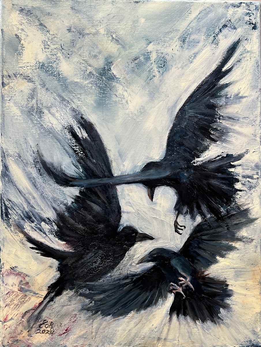 Dancing Crows by Eithne O'Riordan 