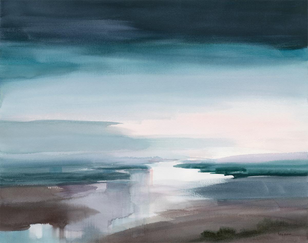 Blue Dawn Awakening by Betsy Jacaruso Gallery, Image 2.