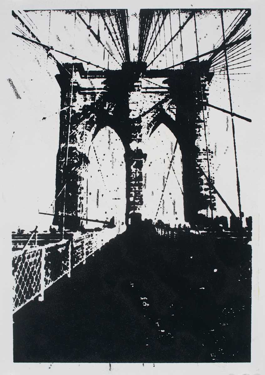 QPME - Brooklyn Bridge #1, 2025 by Betsy Jacaruso Gallery 