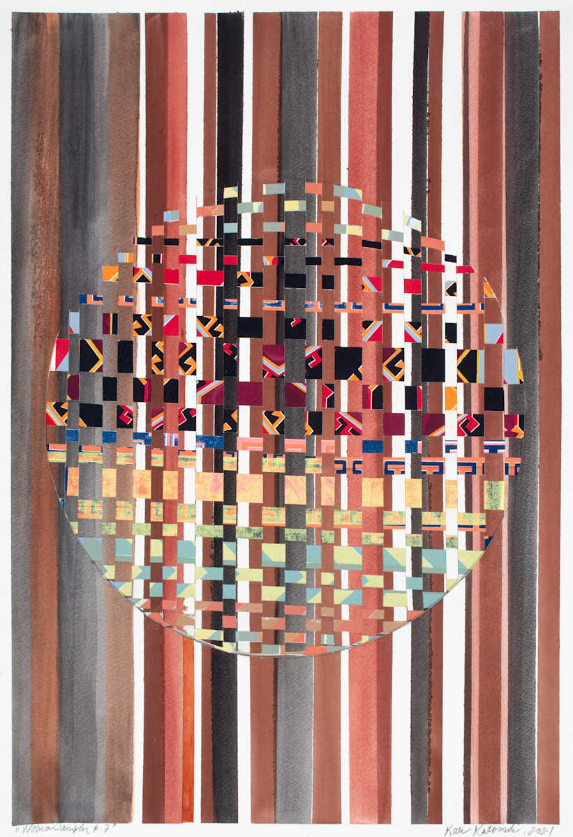 Woven Sampler #3, 2021 by Betsy Jacaruso Gallery 
