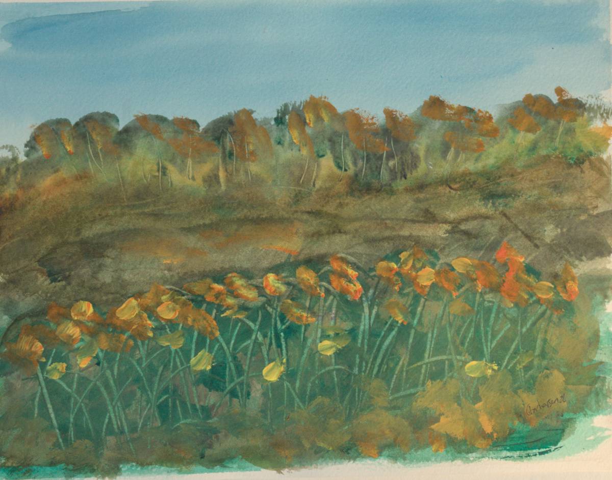 Flowery Landscape by Gregory Anderson 