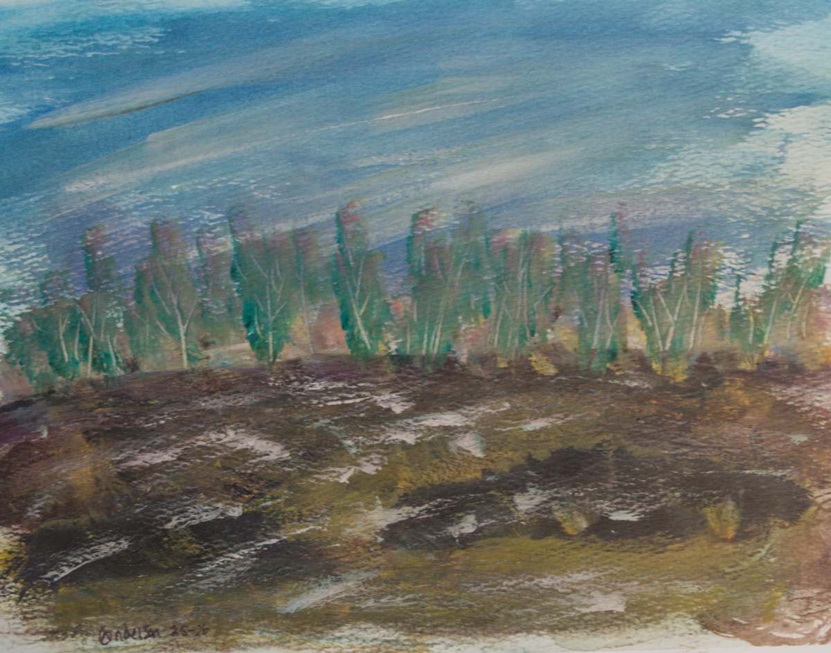 The Downs At Eastwitch by Gregory Anderson 