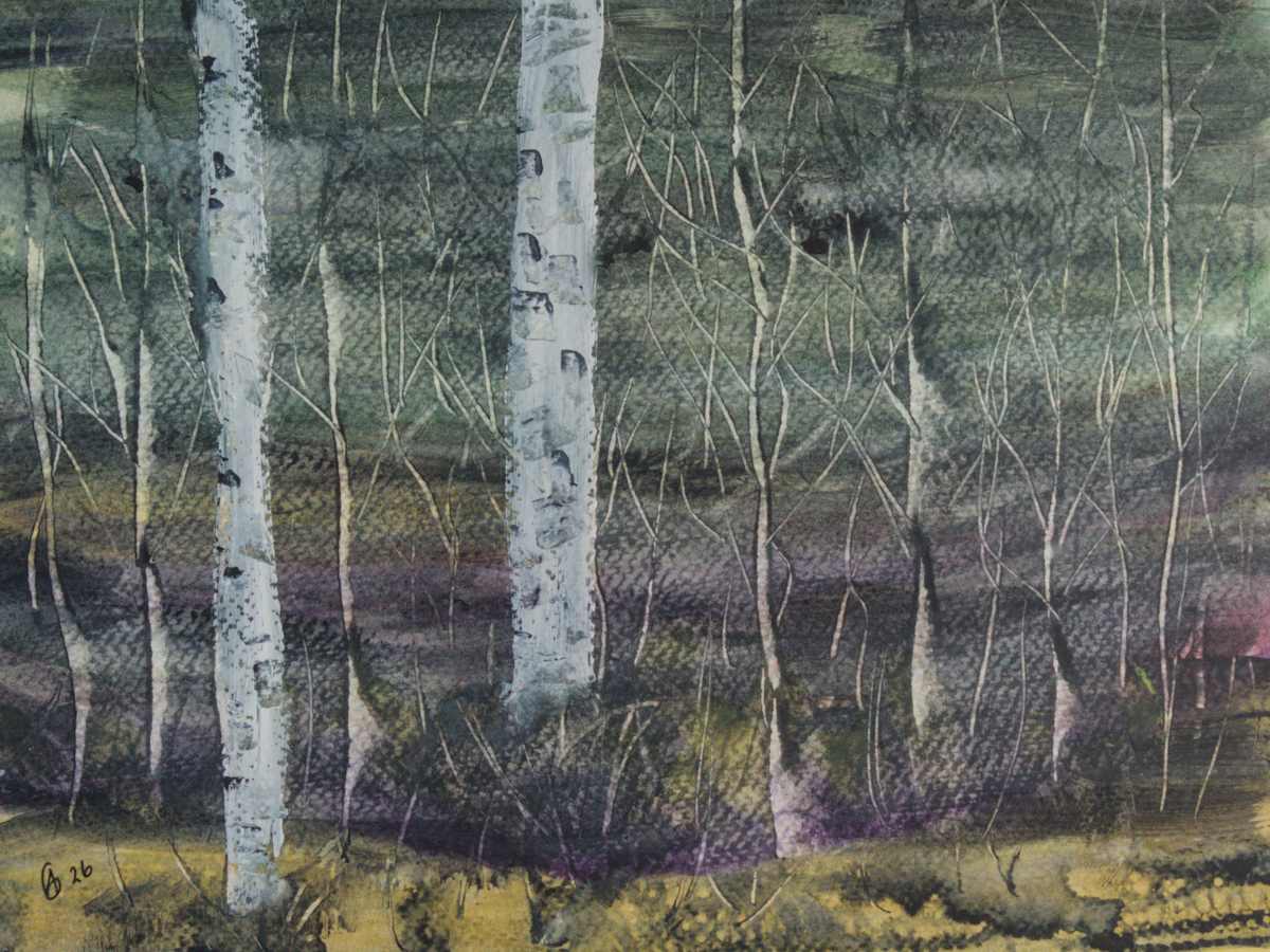 Birch Abstraction by Gregory Anderson, Image 1.