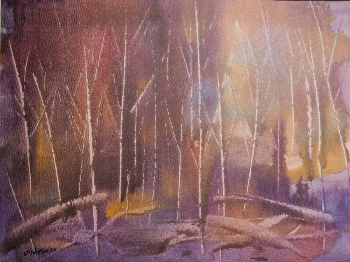 Bright Abstract Forest by Gregory Anderson, Image 1.