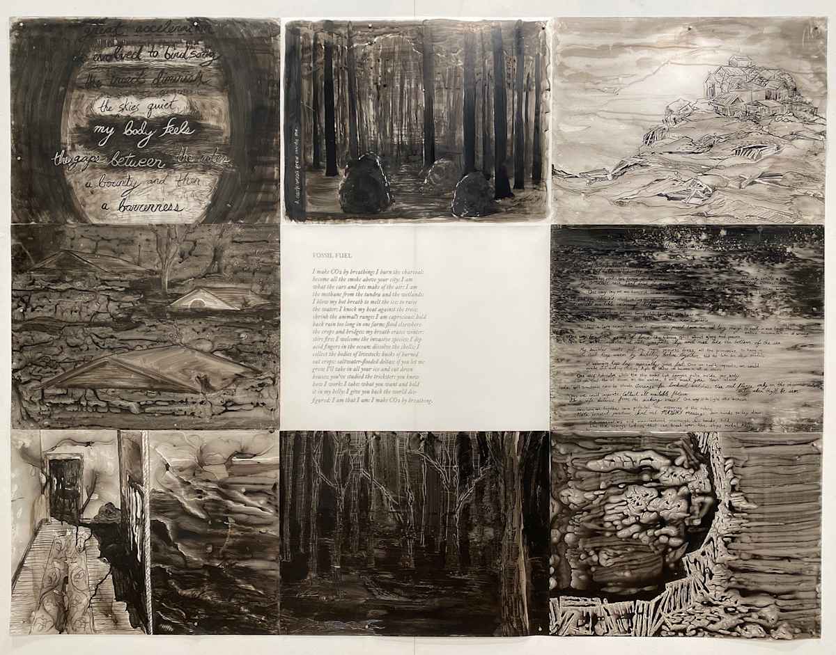 A Dark Wood Grew Inside Me by Hollis Hammonds 