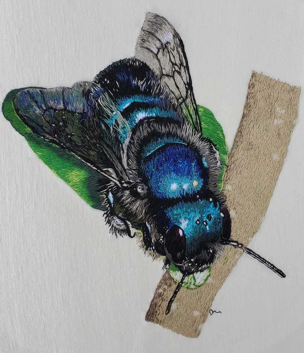 Blue Bee by Darci Lenker, Image 3.
