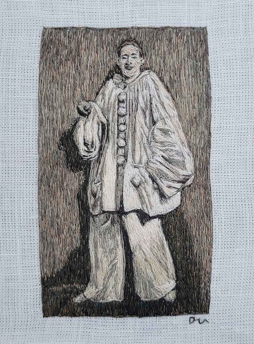 Pierrot Laughing by Darci Lenker 