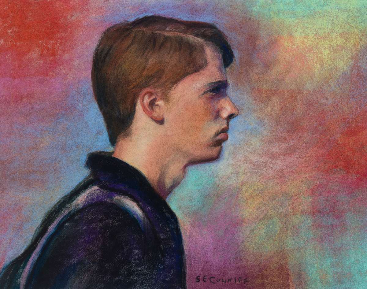 Going Places by Susan E Cunniff Fine Art  Image: Pastel/pastel pencil on 9"x12" on pastelmat behind an 11"x14" white mat.  $225