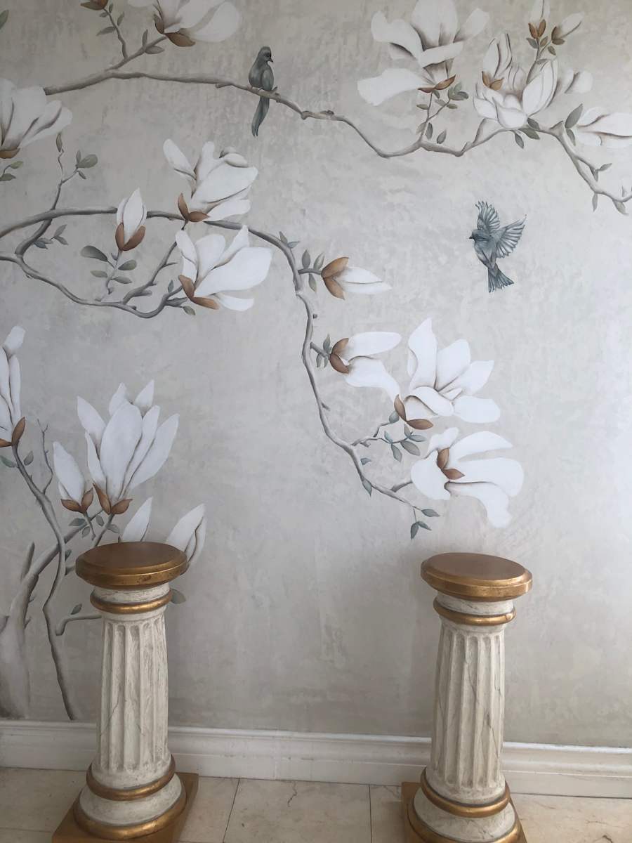 Magnolia & Birds 2 by Laetitia Viljoen 