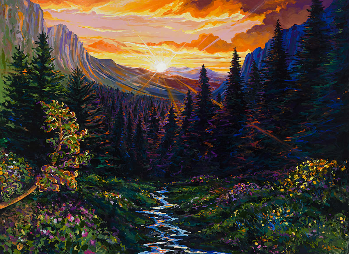 Bozeman 60X43" by Emily Dwan, Image 1.