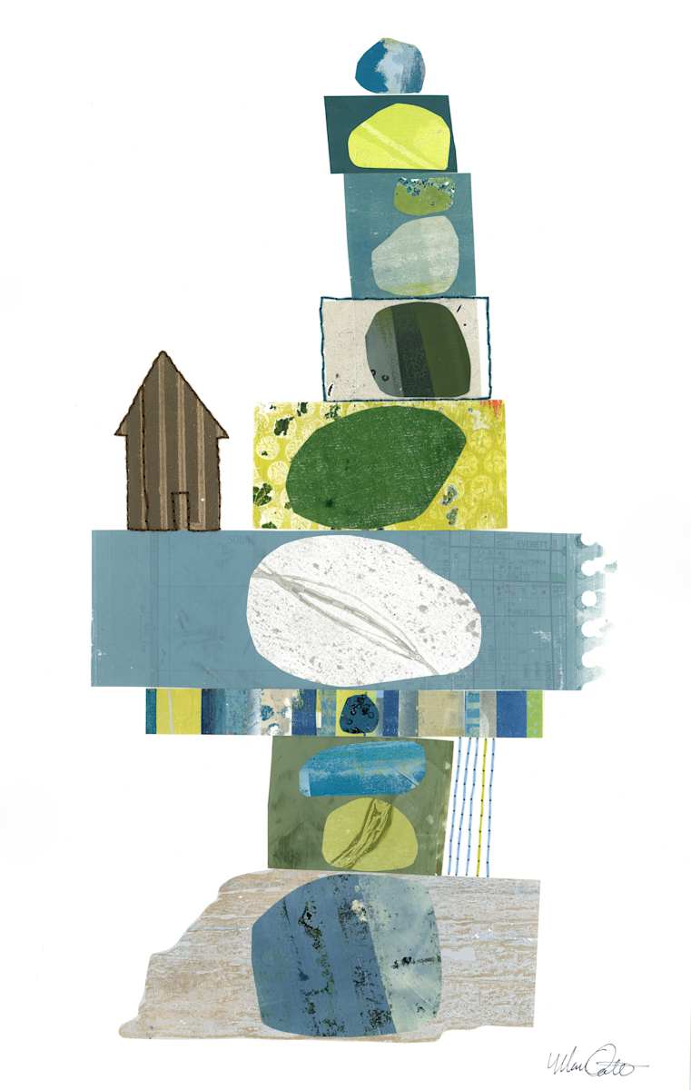 Stack Days 41-42 by Maren Oates  Image: Scanned version of piece.