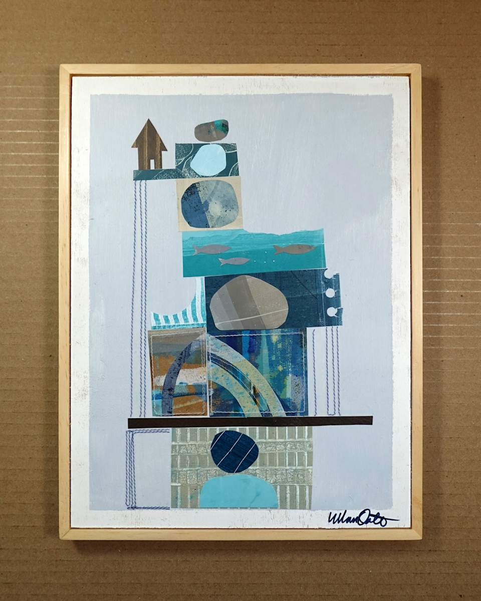 Friday Stack by Maren Oates  Image: Photo with float frame