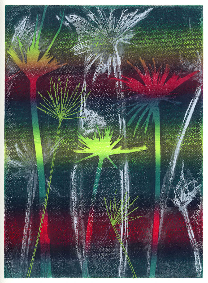 Firework Grasses 1 by Maren Oates 