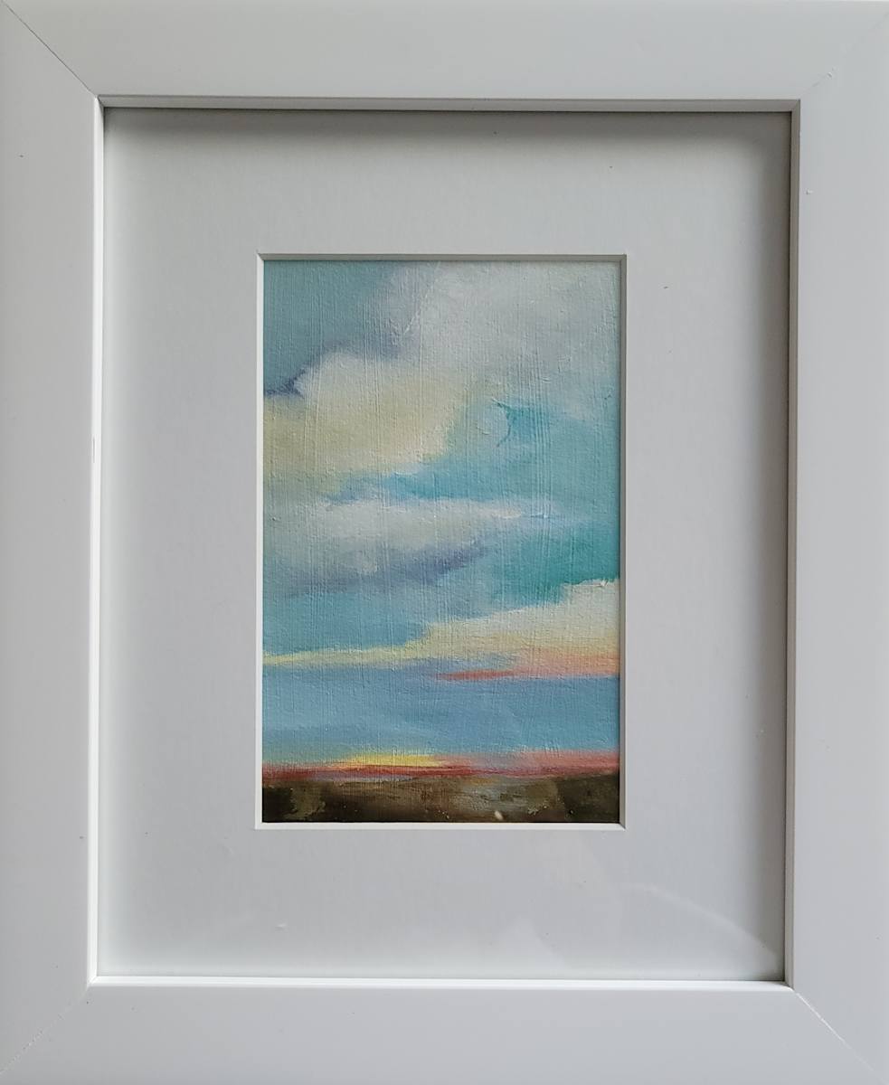 Sky Sketch 2 Framed by Barbara Henris 
