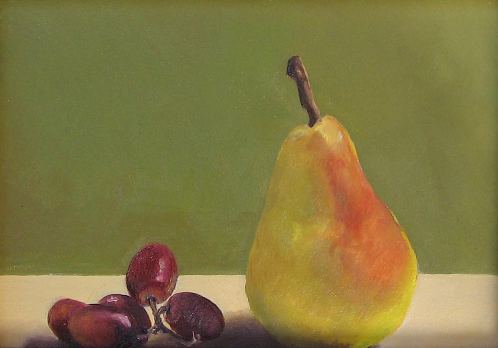 Red Grapes by Barbara Henris 