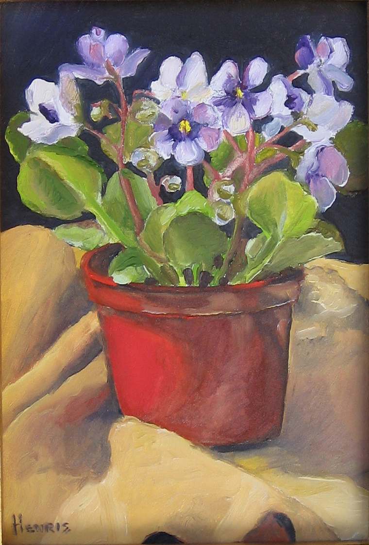Violets by Barbara Henris, Image 1.