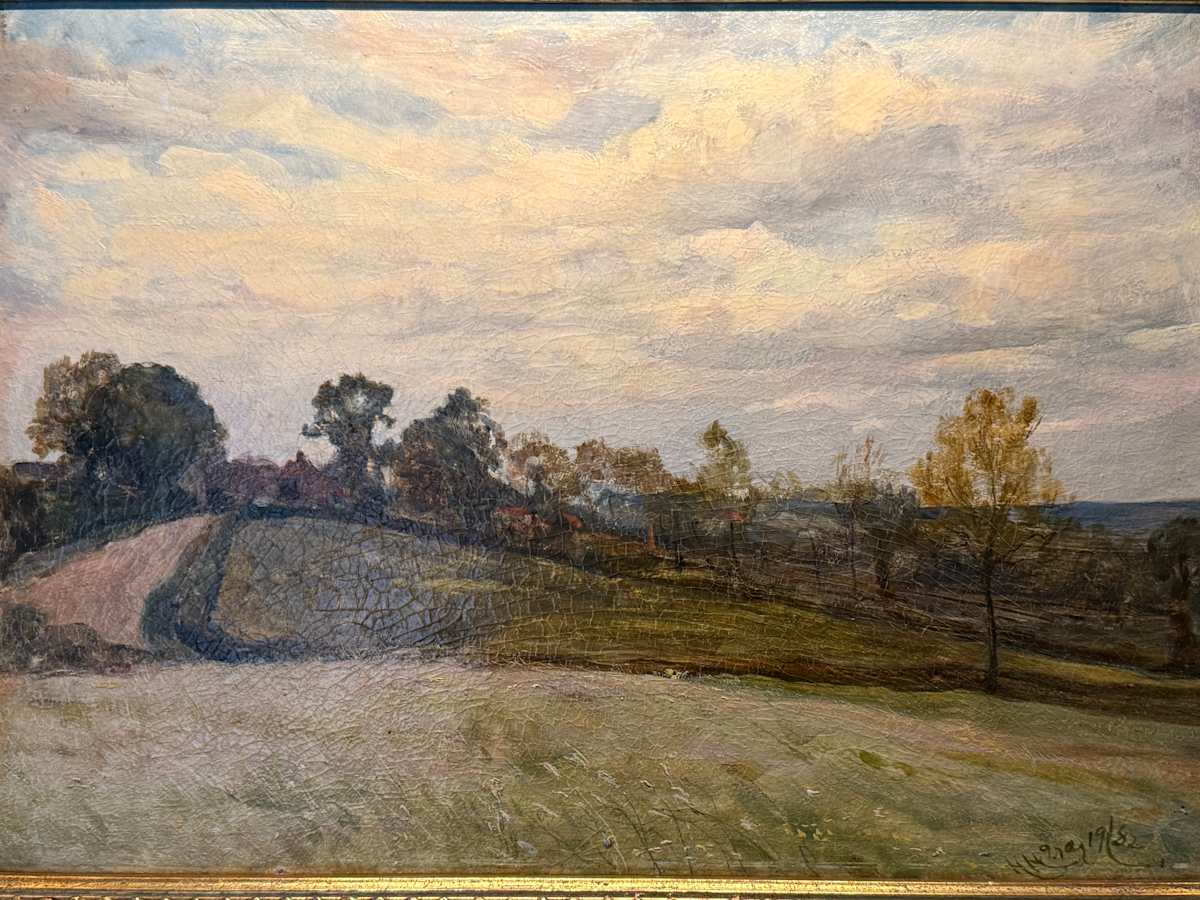 Untitled Landscape by Hubert Von Herkomer, Sir Hubert Von Herkomer (1849-1914) 