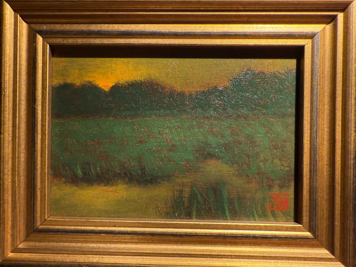 Marsh Dusk by Joe Wojdakowski  (1972- ) 