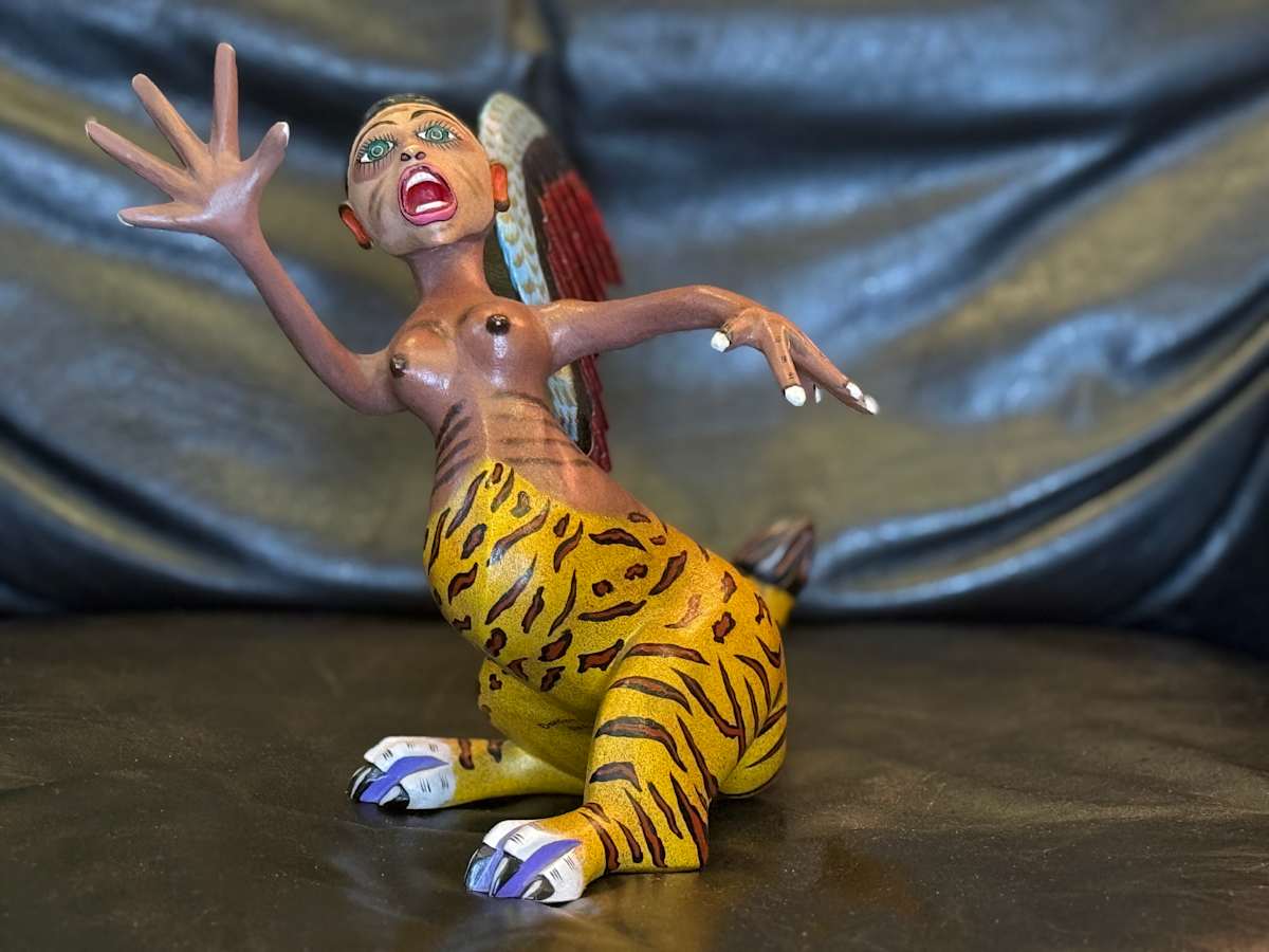 Flying Tiger Witch by Damien Y Beatriz Morales 