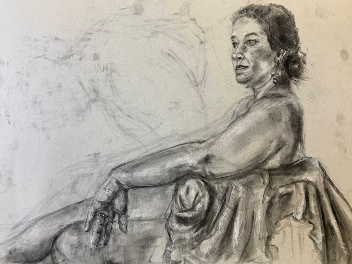 Figure drawing by Becca Lewis 
