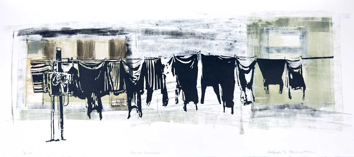 Amish Laundry by Karen D. Beckwith 