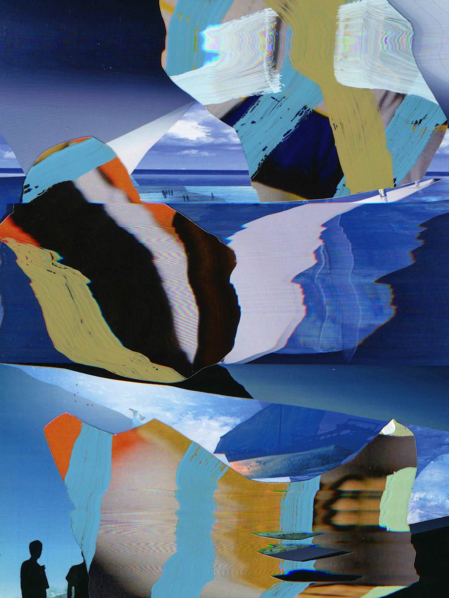 Horizon with blue and orange 2 by Jordan Martins, Image 5.