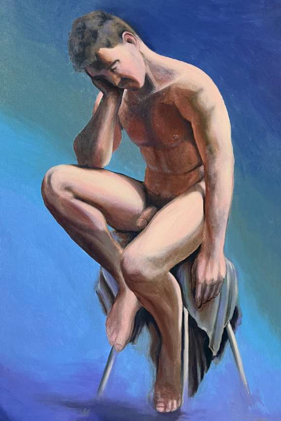 Golden Kouros by Timothy Griffith 