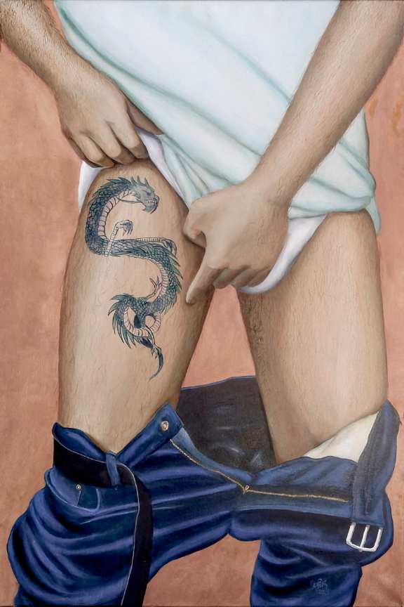 Youth With the Dragon Tattoo by Timothy Griffith 