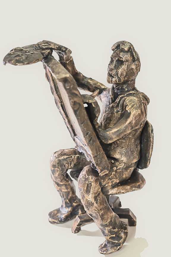 Portrait of the Artist as a Weight for Paper by Timothy Griffith 
